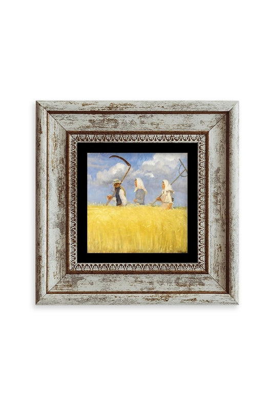 Van Gogh Çerçeveli Taş Tablo 20 cm