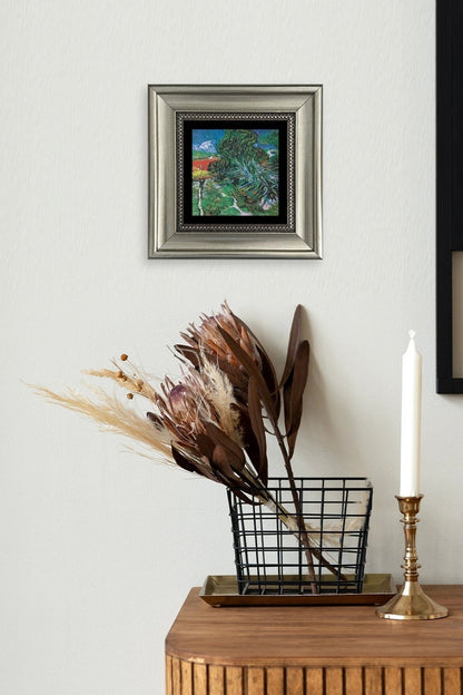 Van Gogh Çerçeveli Taş Tablo 20 cm