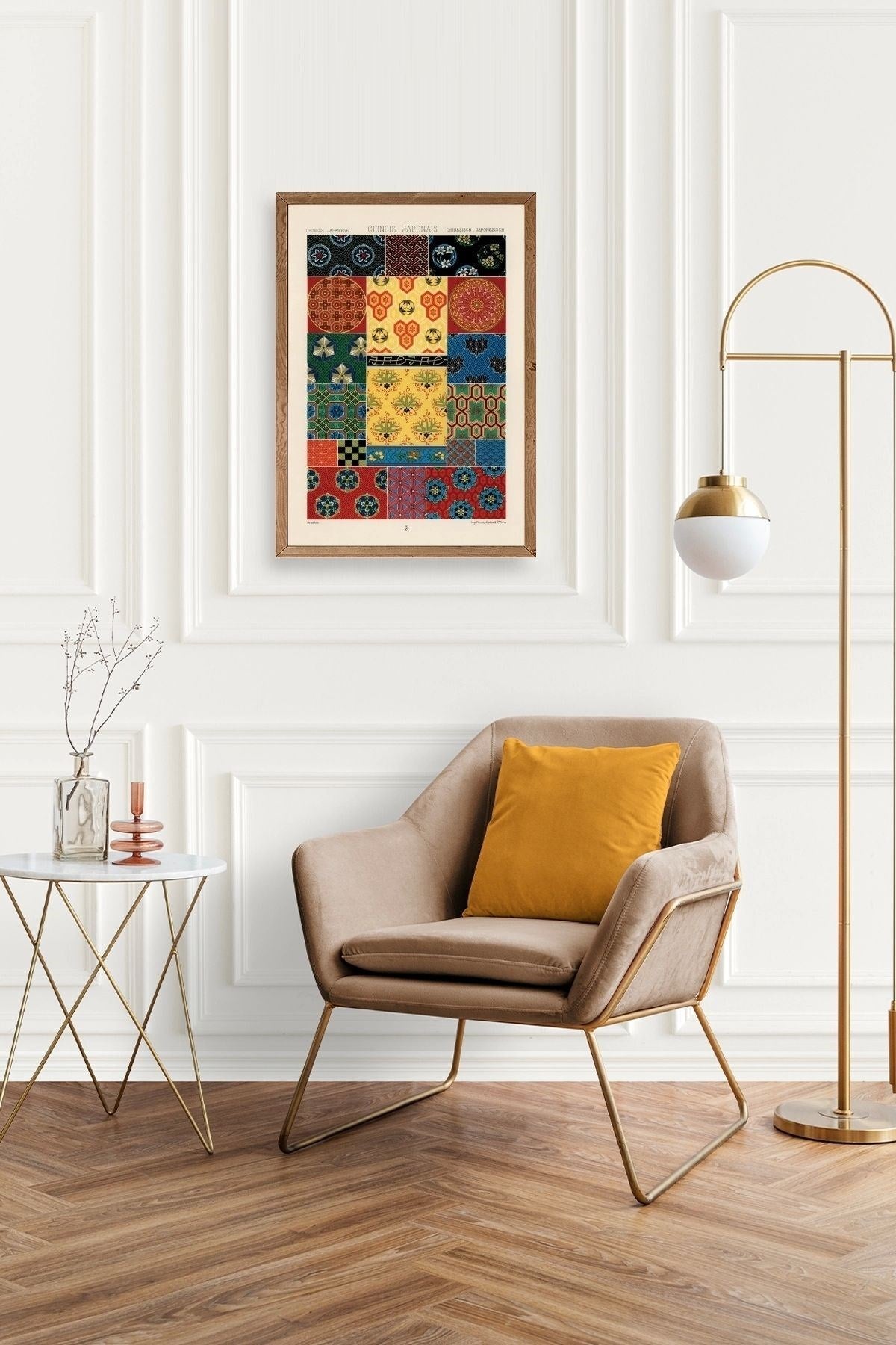 Motif Ahşap Çerçeveli Tablo 50 x 70