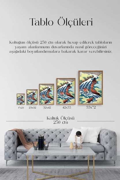Balıkçının Rüyası Ahşap Çerçeveli Tablo 23 x 30