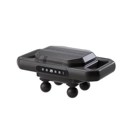 BUFFER®4 Başlıklı Masaj Tabancası – 12W Derin Doku & Kas Ağrısı Giderici, 20 Seviye & 6 Mod - Siyah