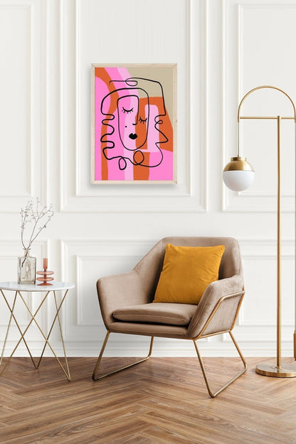 Motto Ahşap Çerçeveli Tablo 23 x 30