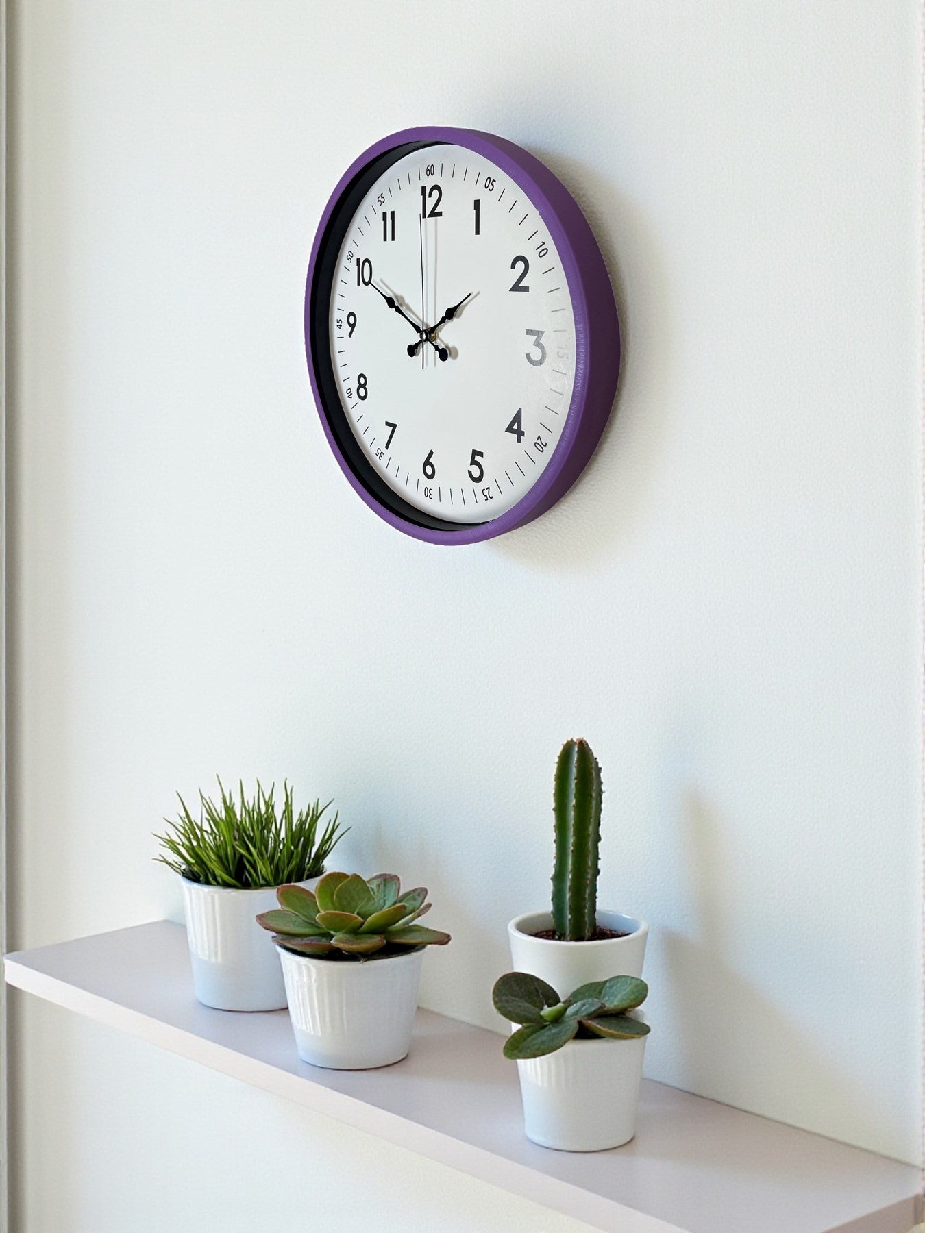 Zentime 36 Cm Mor Dekoratif Duvar Saati