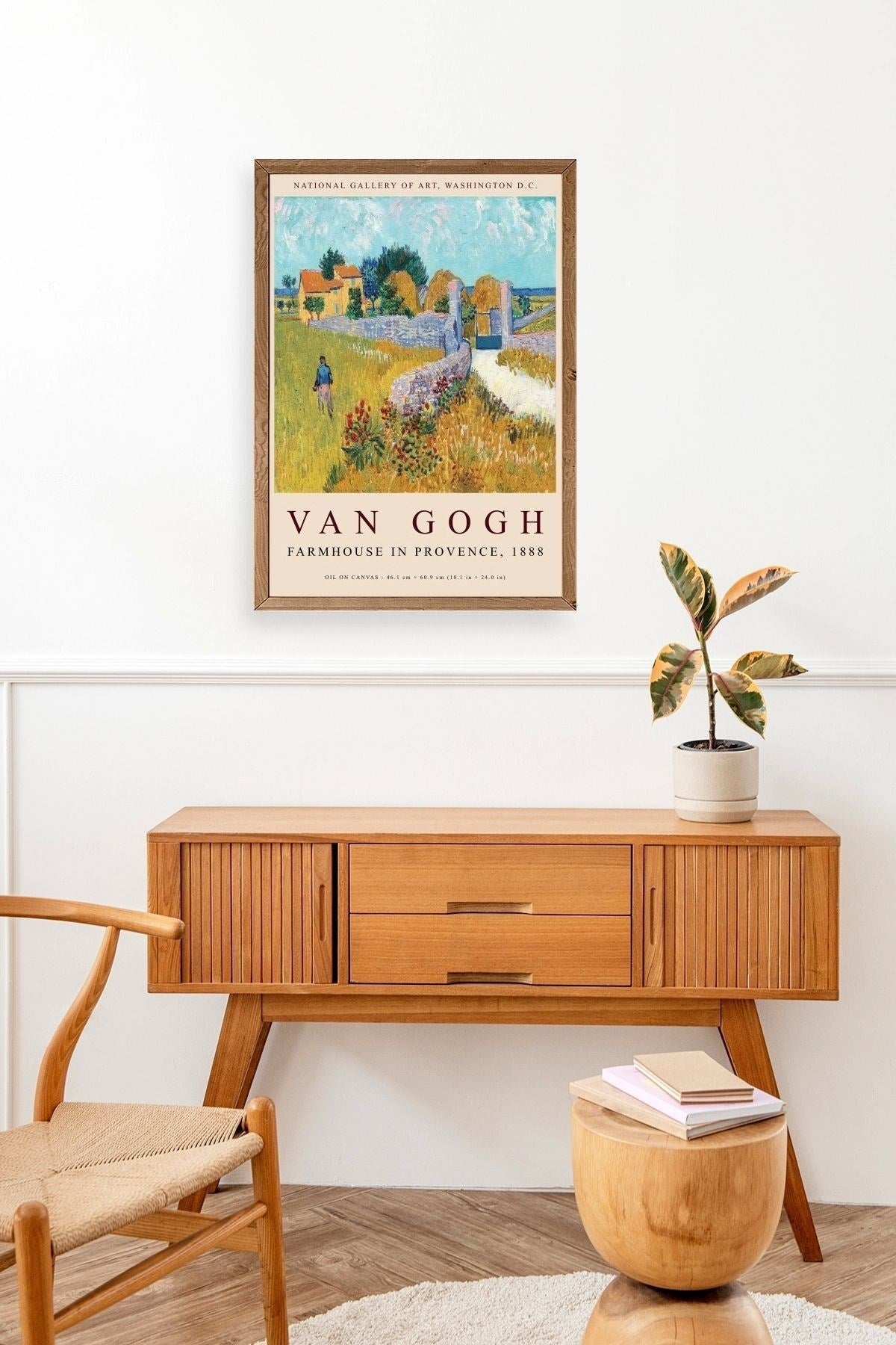 Van Gogh Ahşap Çerçeveli Tablo 23 x 30