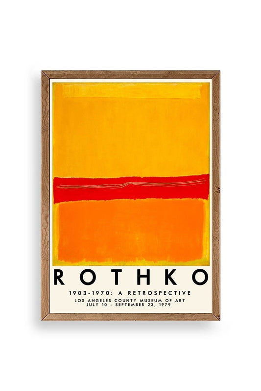 Rothko Ahşap Çerçeveli Tablo 17 x 23