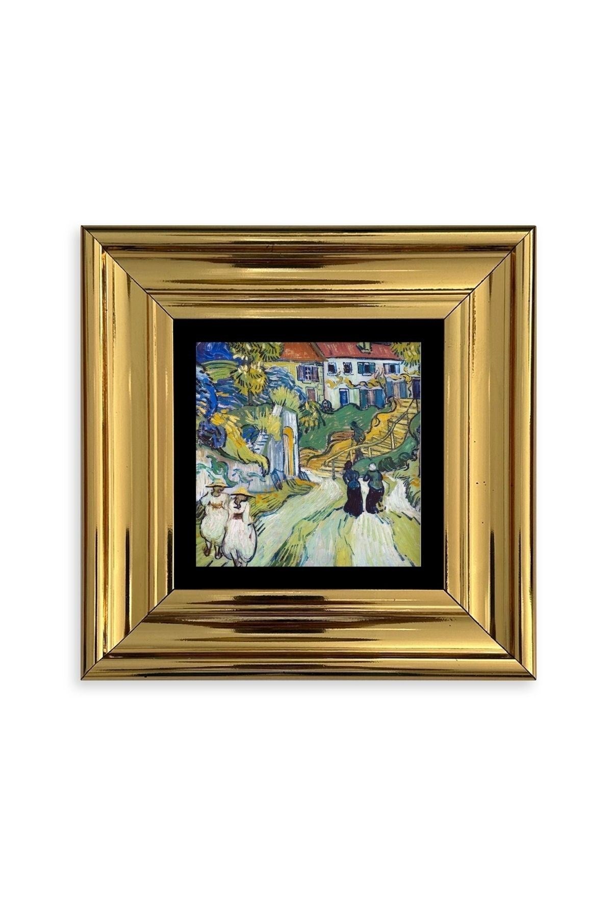Van Gogh Çerçeveli Taş Tablo 20 cm