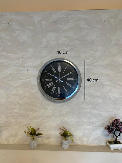 Zentime 40 Cm Krom Elegance Duvar Saati