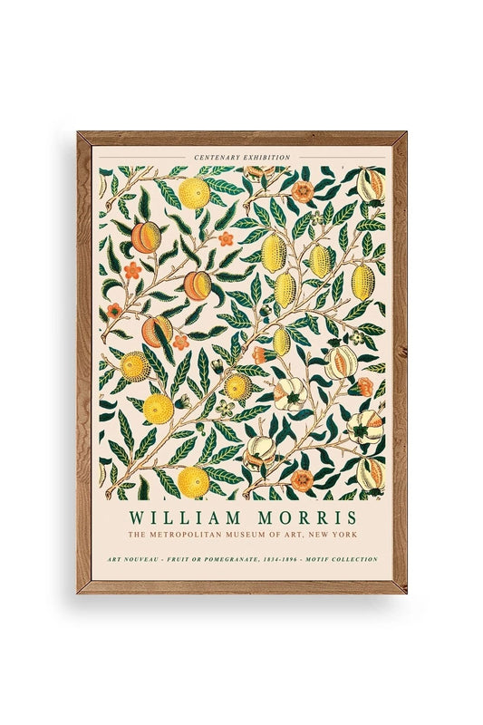 William Morris Ahşap Çerçeveli Tablo 23 x 30