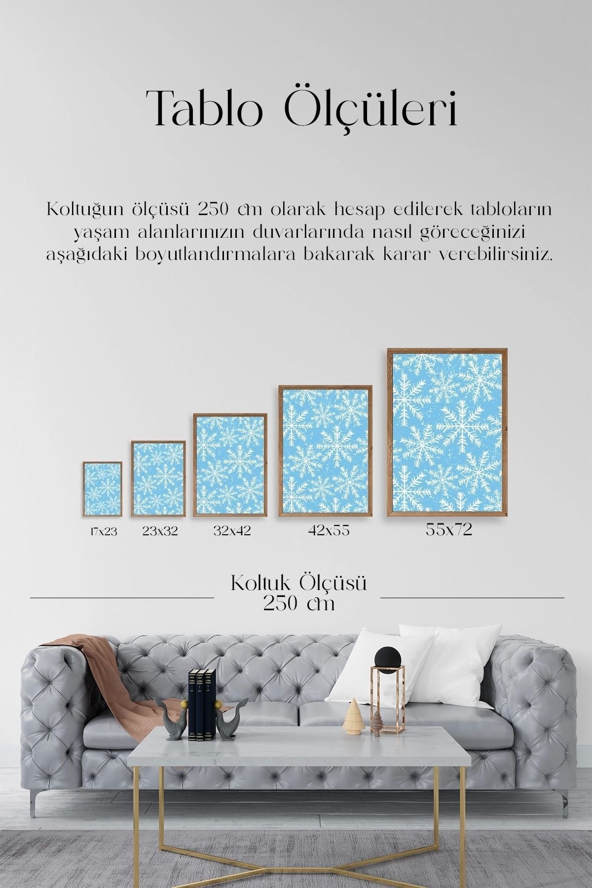 Kartopu Ahşap Çerçeveli Tablo 30 x 42