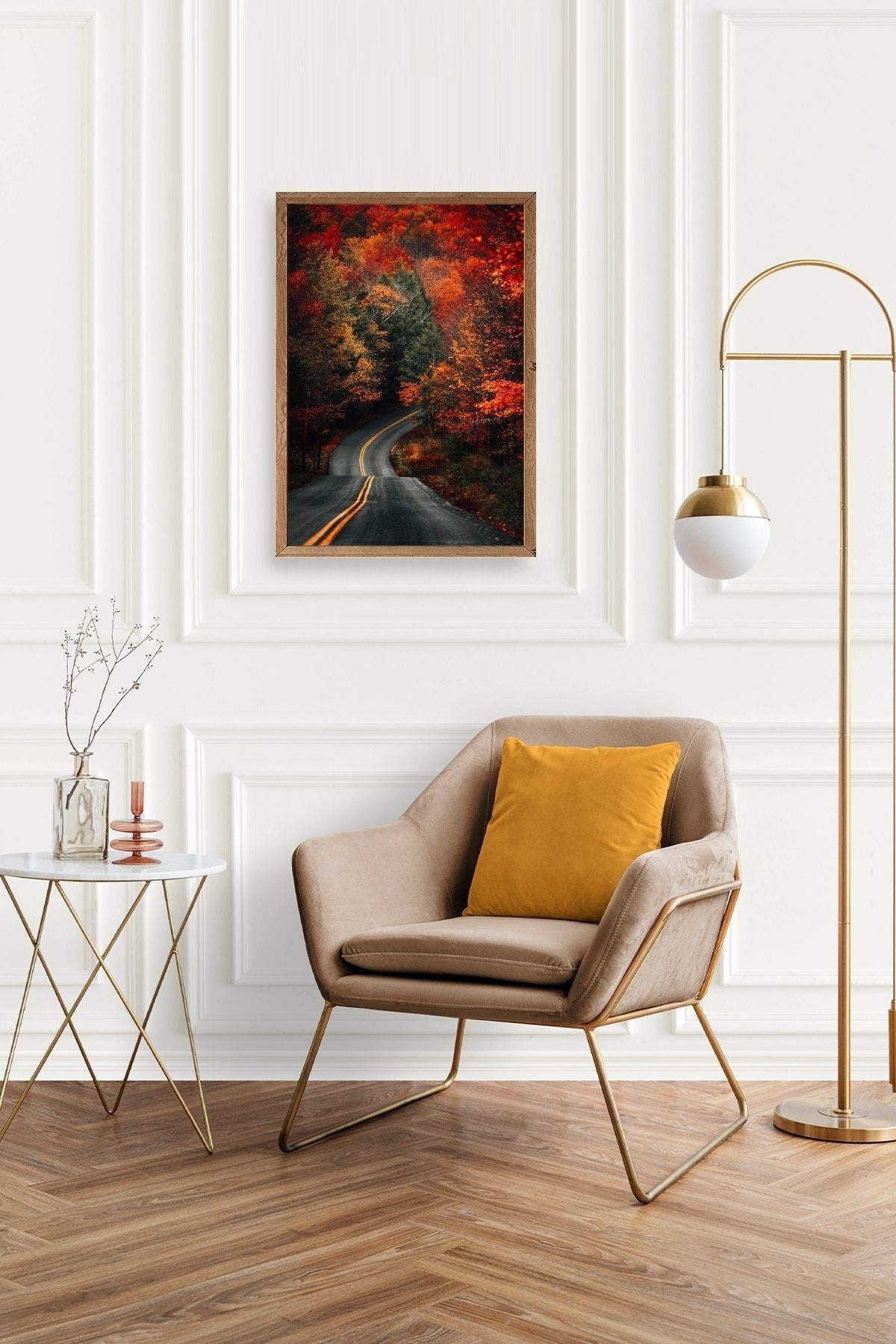 Manzara Ahşap Çerçeveli Tablo 17 x 23