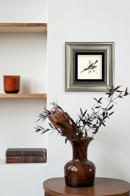 Uzun Gaga Çerçeveli Taş Tablo 20 cm