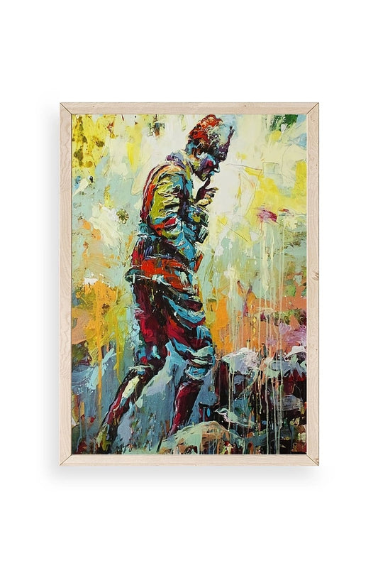 Atatürk Ahşap Çerçeveli Tablo 30 x 42