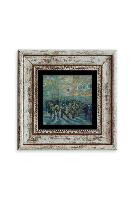 Van Gogh Çerçeveli Taş Tablo 20 cm