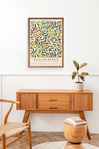 William Morris Ahşap Çerçeveli Tablo 23 x 30