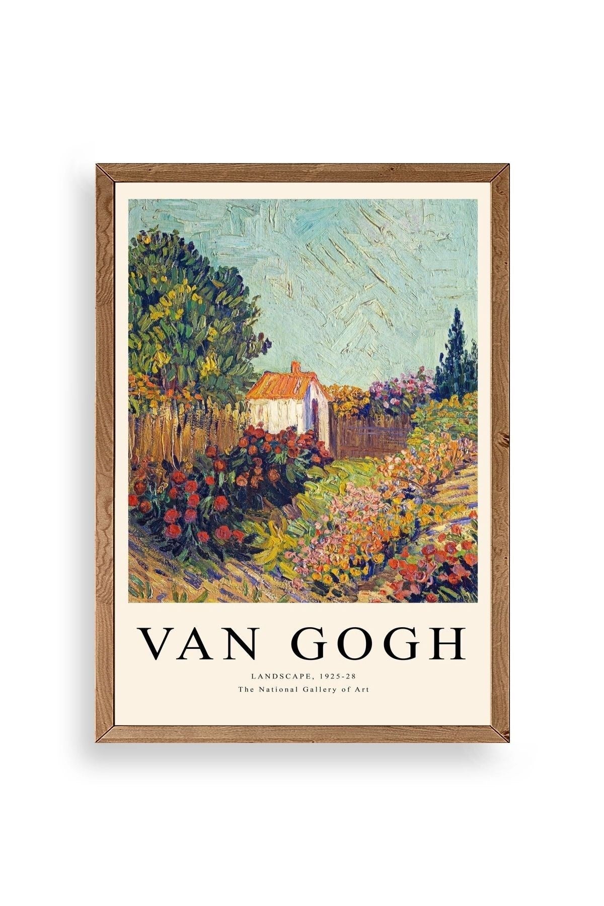 Van Gogh Ahşap Çerçeveli Tablo 30 x 42