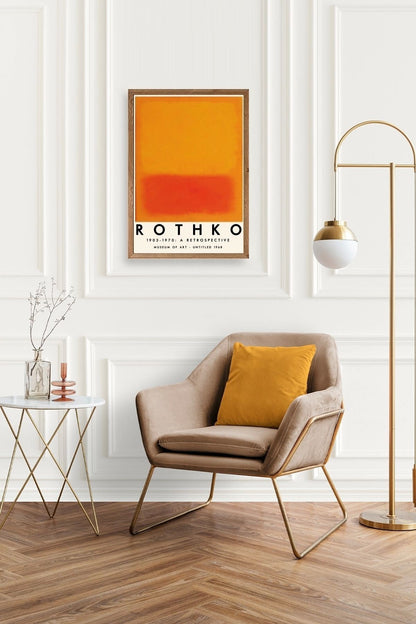 Rothko Ahşap Çerçeveli Tablo 50 x 70