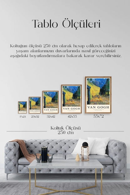 Van Gogh Ahşap Çerçeveli Tablo 30 x 42