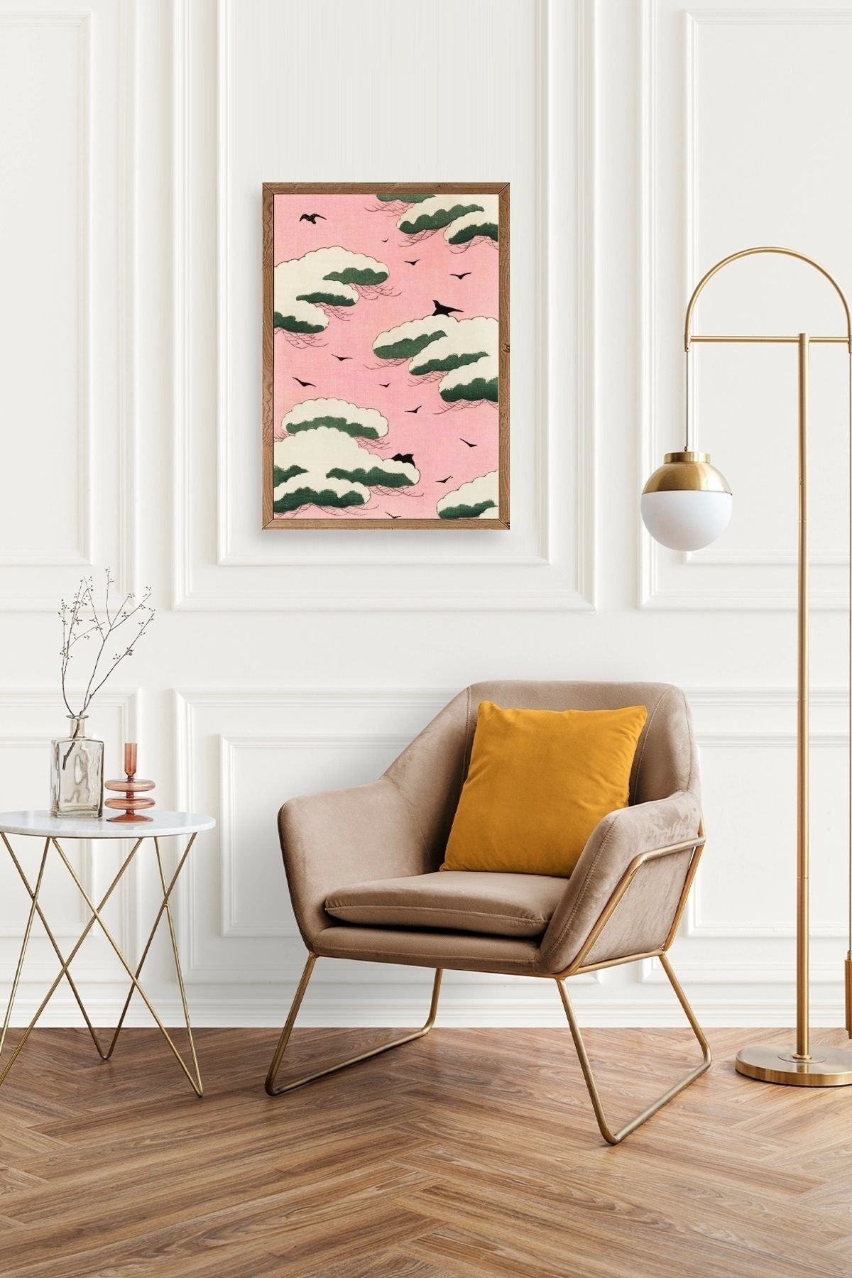 Bitjutsi Sekai Ahşap Çerçeveli Tablo 50 x 70