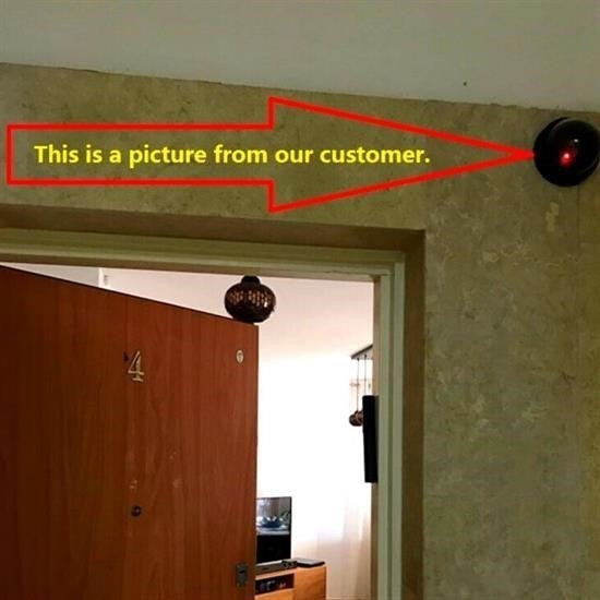 BUFFER® Gerçek Görünümlü Sahte Maket Güvenlik Kamerası