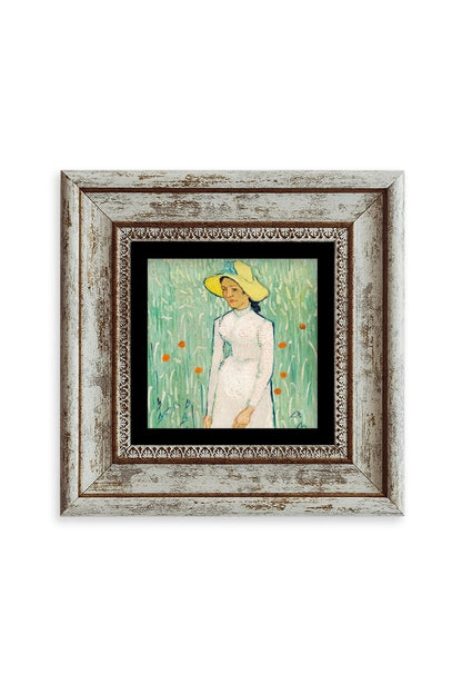 Van Gogh Çerçeveli Taş Tablo 20 cm