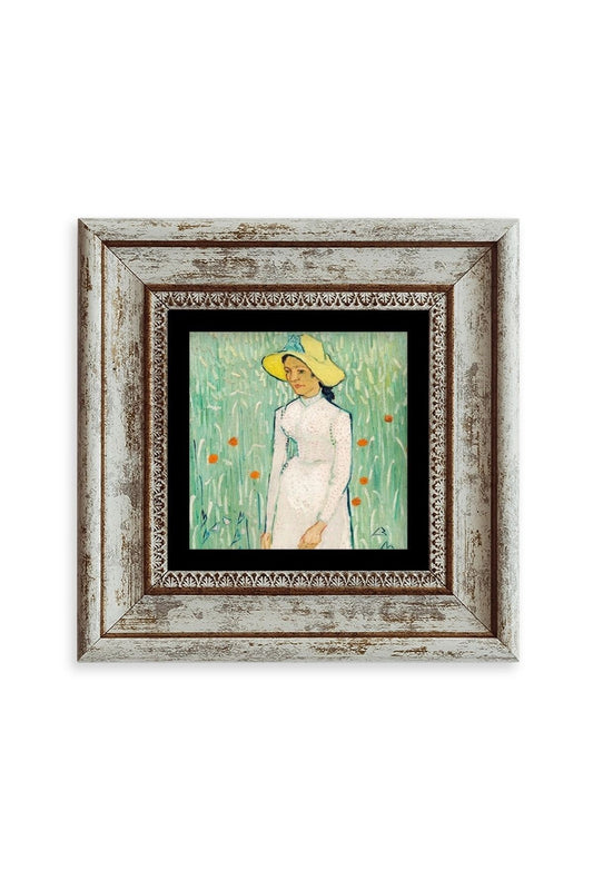 Van Gogh Çerçeveli Taş Tablo 20 cm