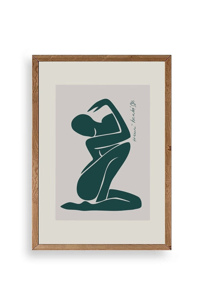 Modern Ahşap Çerçeveli Tablo 30 x 42