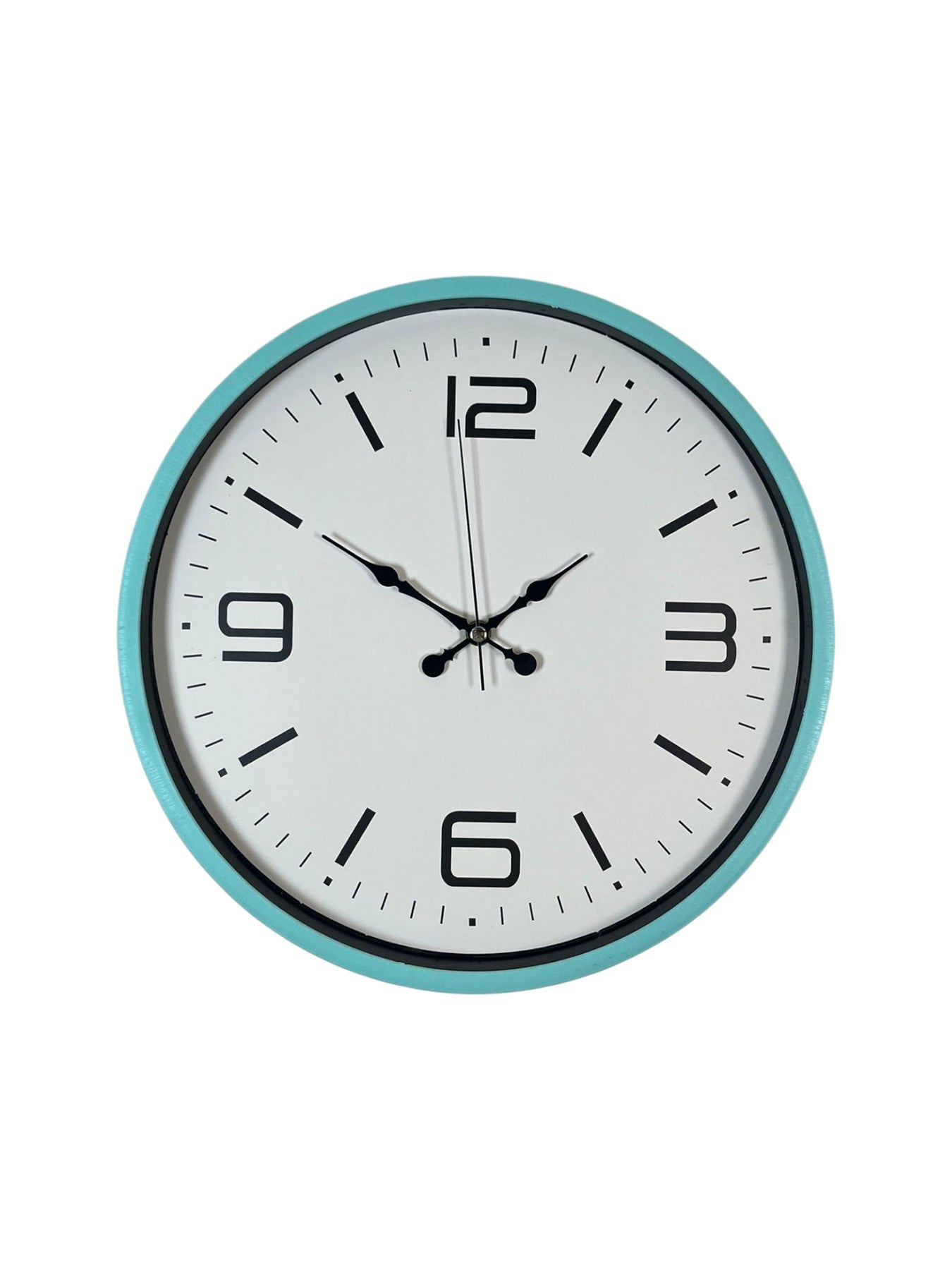 Zentime 36 Cm Turkuaz Dekoratif Duvar Saati