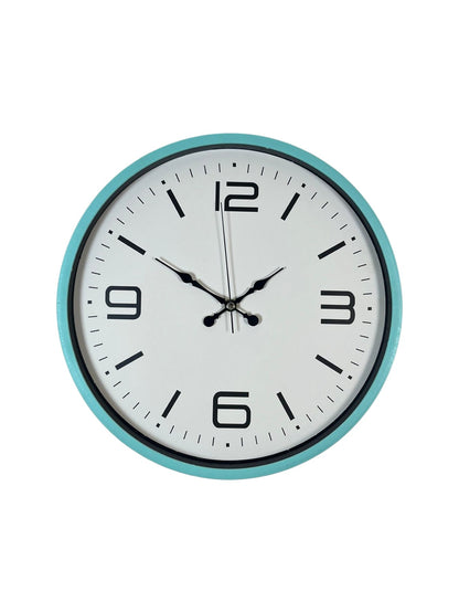 Zentime 36 Cm Turkuaz Dekoratif Duvar Saati