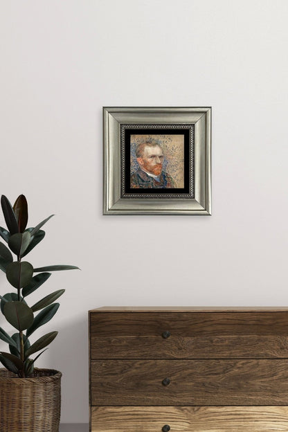 Van Gogh Çerçeveli Taş Tablo 20 cm