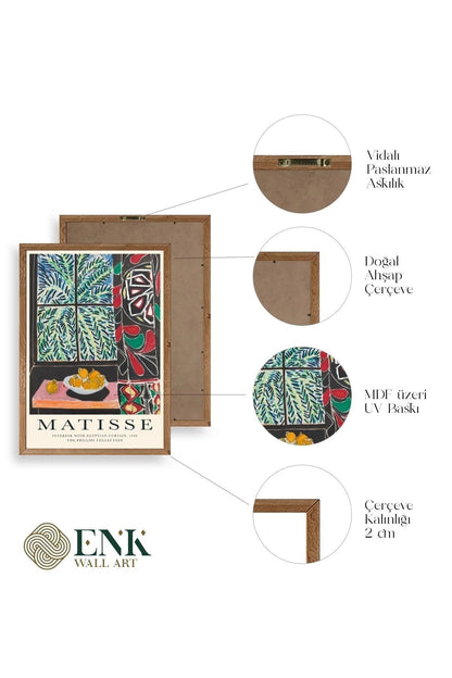Matisse Ahşap Çerçeveli Tablo 50 x 70
