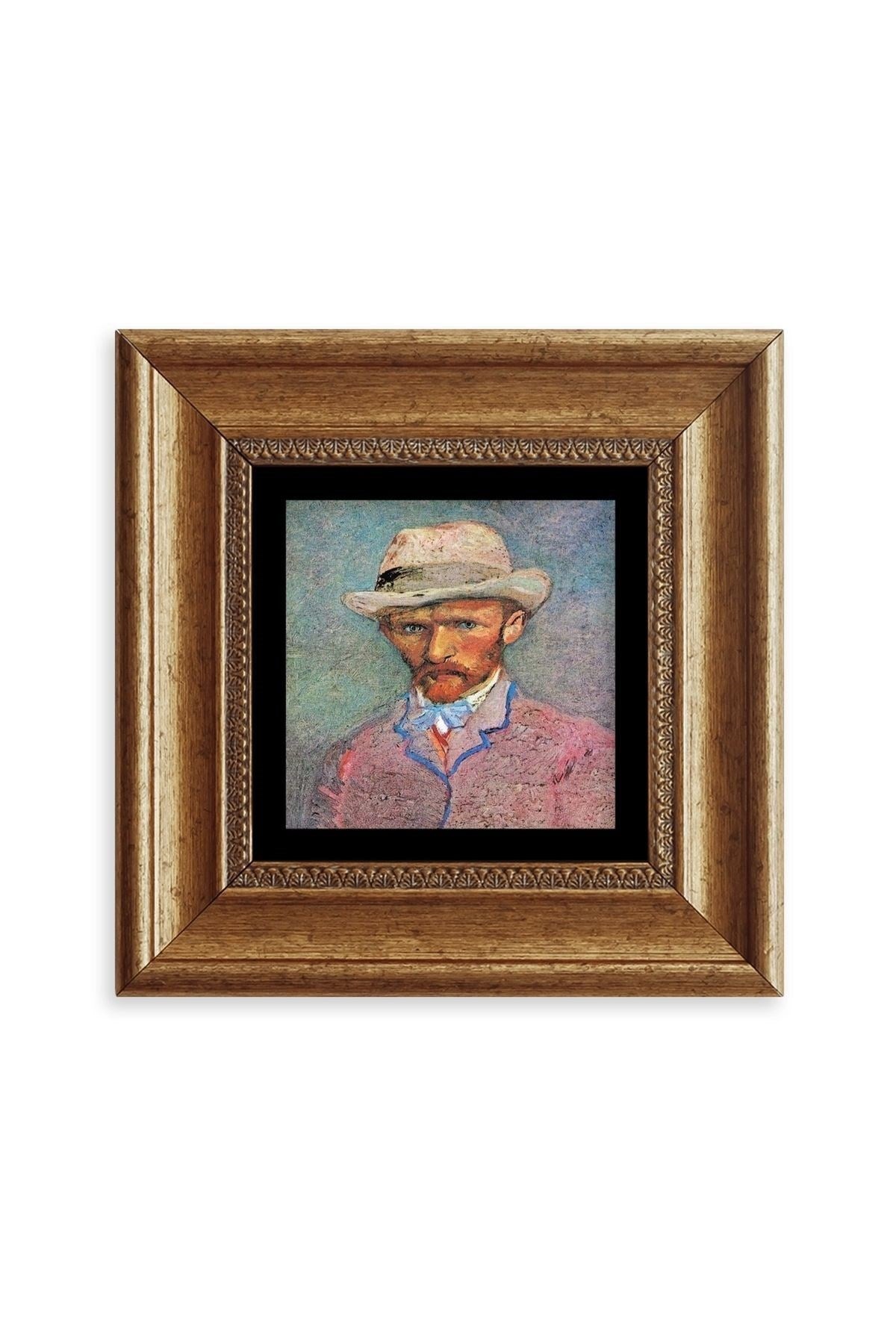 Van Gogh Çerçeveli Taş Tablo 20 cm