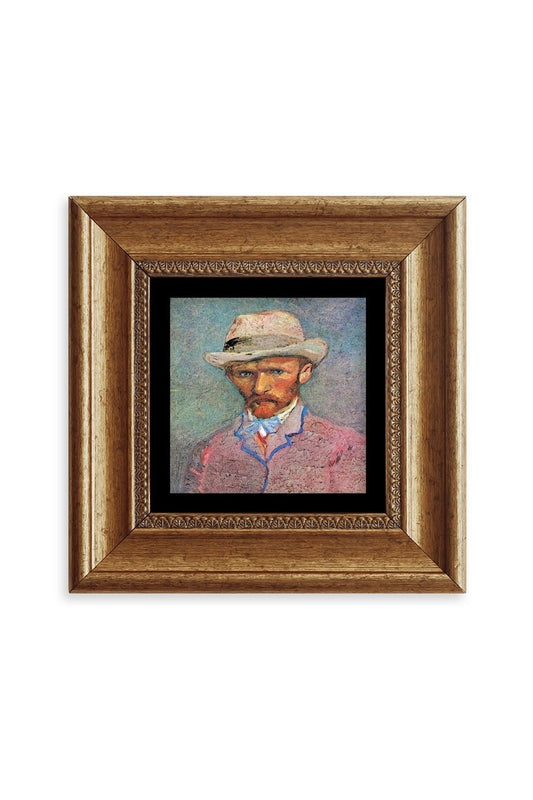Van Gogh Çerçeveli Taş Tablo 20 cm