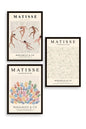 Matisse Üçlü Ahşap Çerçeveli Tablo 23 x 30