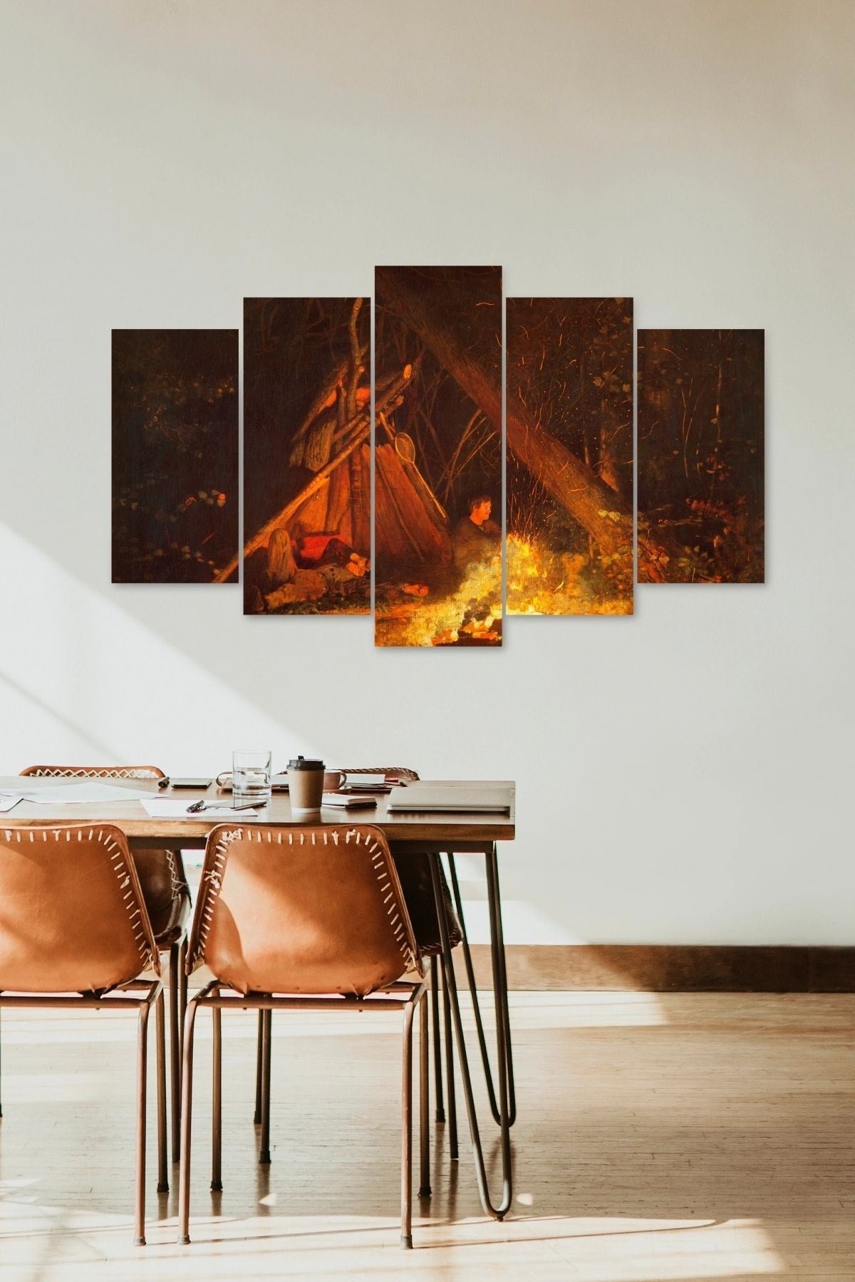 Manzara 5 Parçalı Mdf Tablo 60 x 100