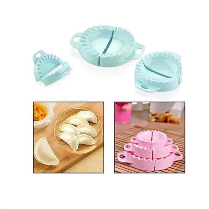 BUFFER® 3lü Çiğ börek kurabiye Hamur İşi Ravioli Kesme Kalıbı Aparatı