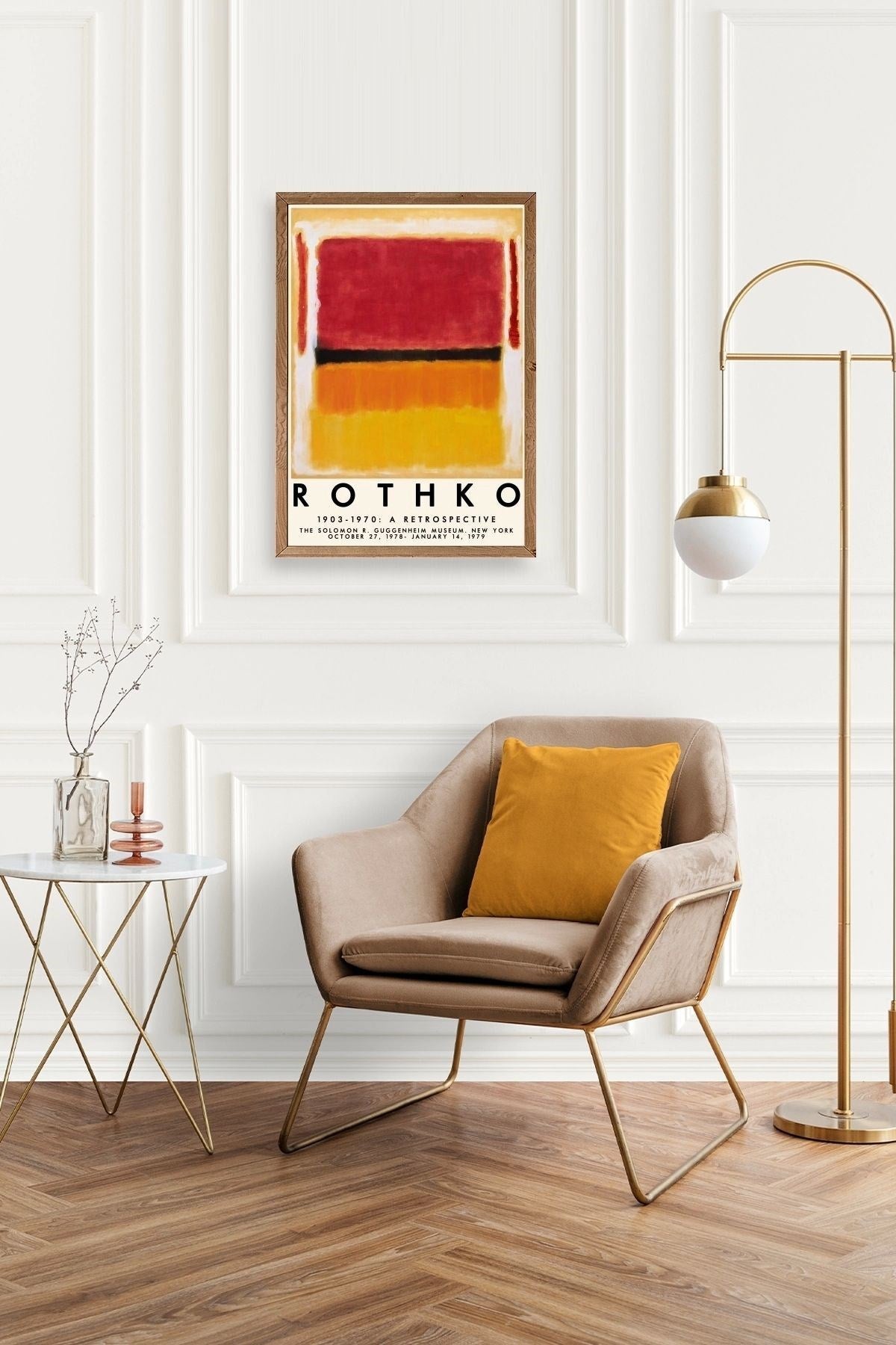 Rothko Ahşap Çerçeveli Tablo 50 x 70