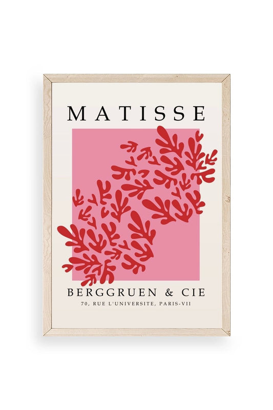 Çiçek Ahşap Çerçeveli Tablo 17 x 23