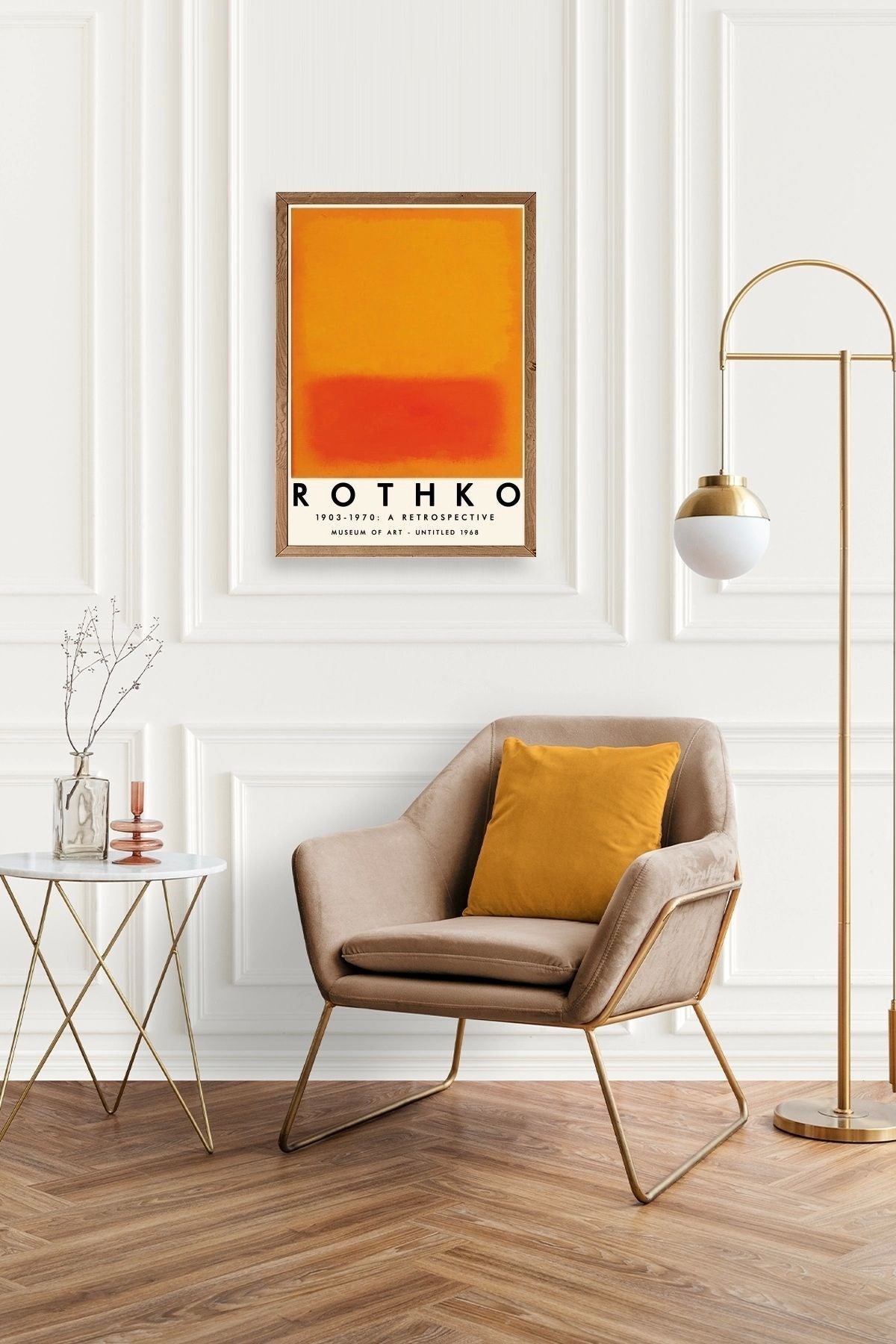 Rothko Ahşap Çerçeveli Tablo 17 x 23