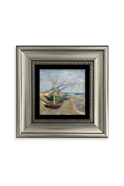 Van Gogh Çerçeveli Taş Tablo 20 cm