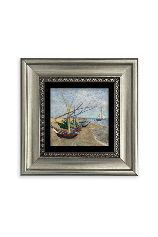 Van Gogh Çerçeveli Taş Tablo 20 cm