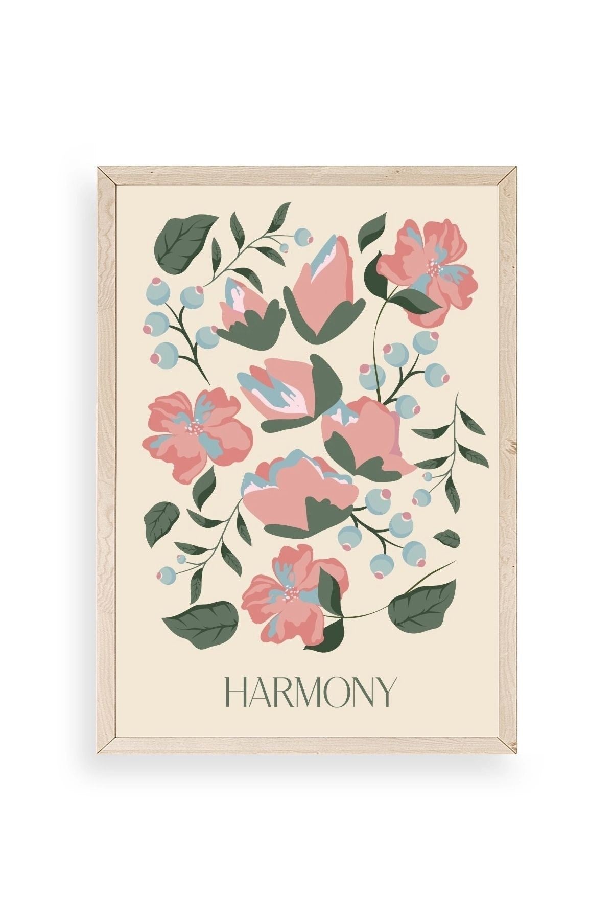 Harmony Ahşap Çerçeveli Tablo 50 x 70