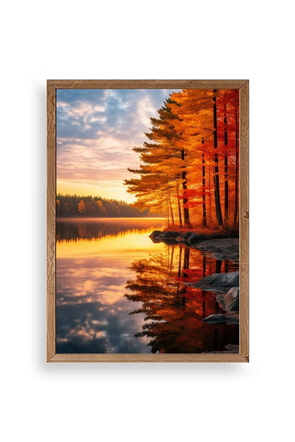 Manzara Ahşap Çerçeveli Tablo 23 x 30