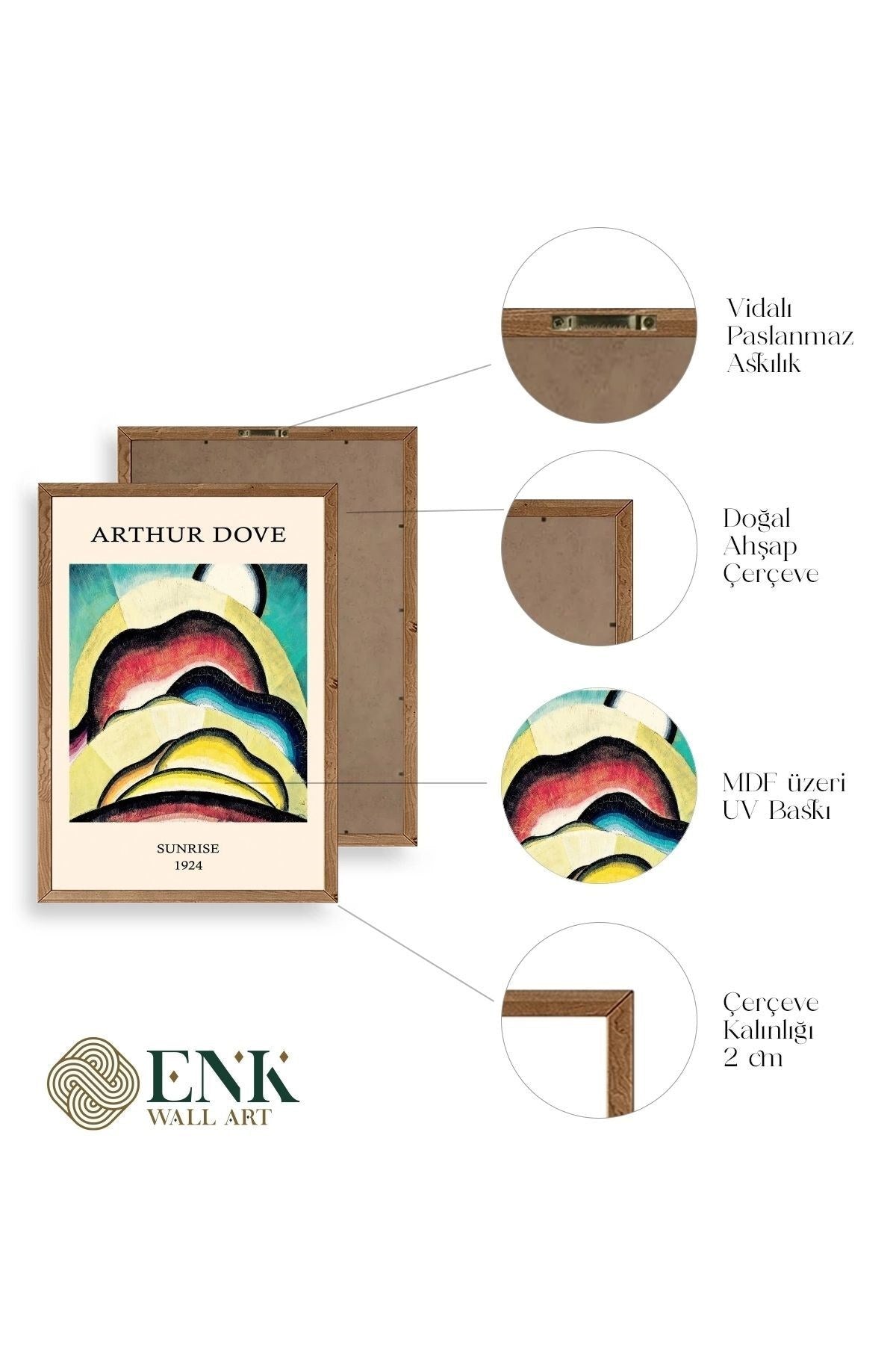 Arthur Dove Ahşap Çerçeveli Tablo 17 x 23