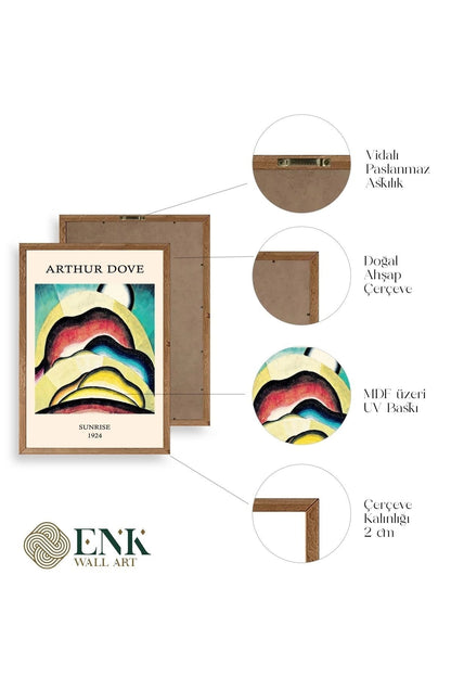 Arthur Dove Ahşap Çerçeveli Tablo 17 x 23
