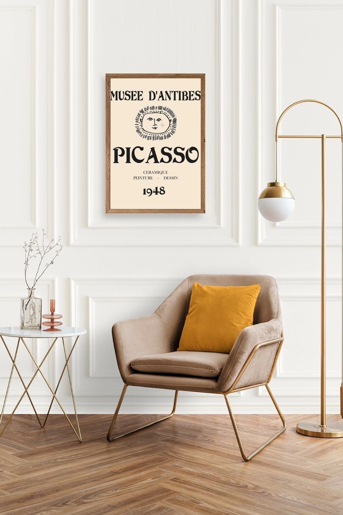 Picasso Ahşap Çerçeveli Tablo 17 x 23