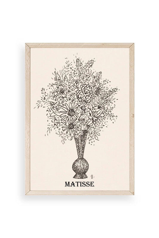 Matisse Ahşap Çerçeveli Tablo 30 x 42