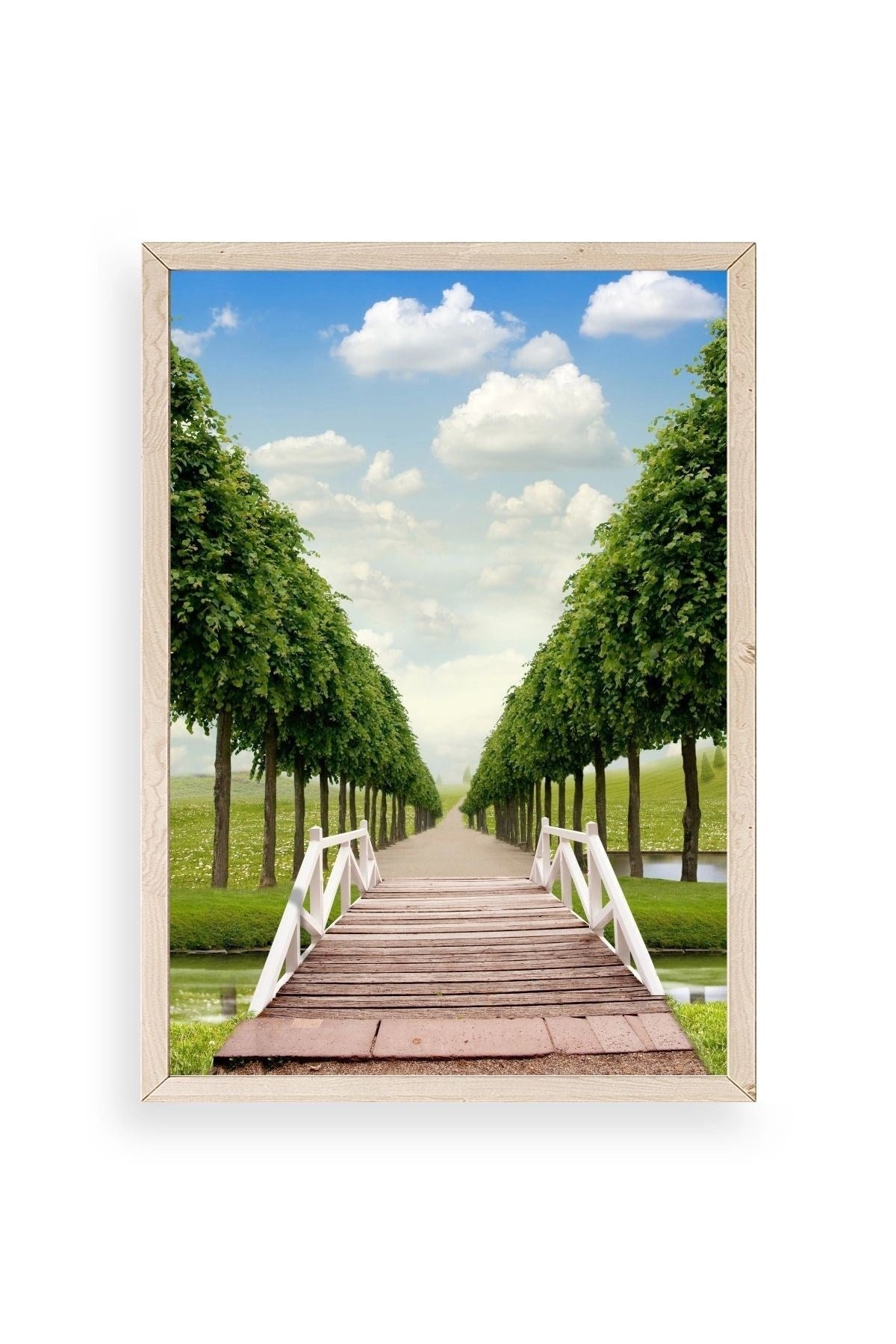 Manzara Ahşap Çerçeveli Tablo 50 x 70