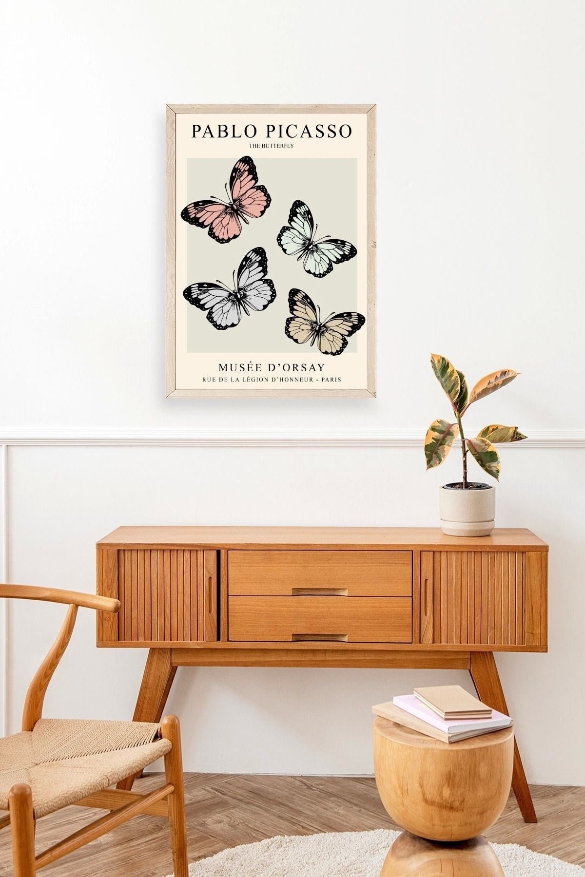 Picasso Ahşap Çerçeveli Tablo 17 x 23