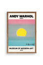 Andy Warhol Ahşap Çerçeveli Tablo 17 x 23