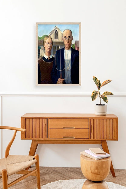 Lotus Water Lily Ahşap Çerçeveli Tablo 23 x 30